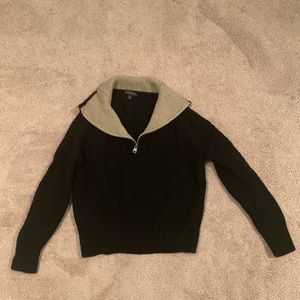 Banana Republic Quarter Zip Sweater